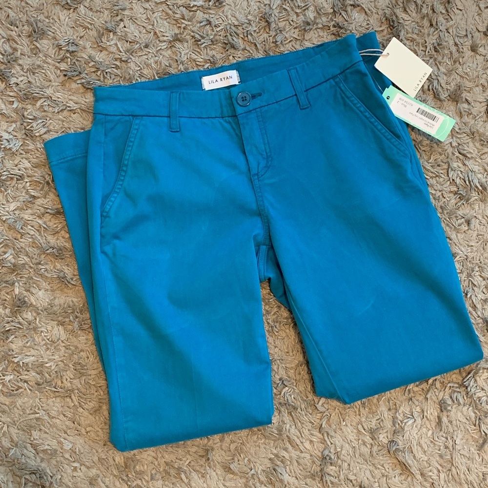 Lila Ryan Melina Straight Leg Pants - Blue